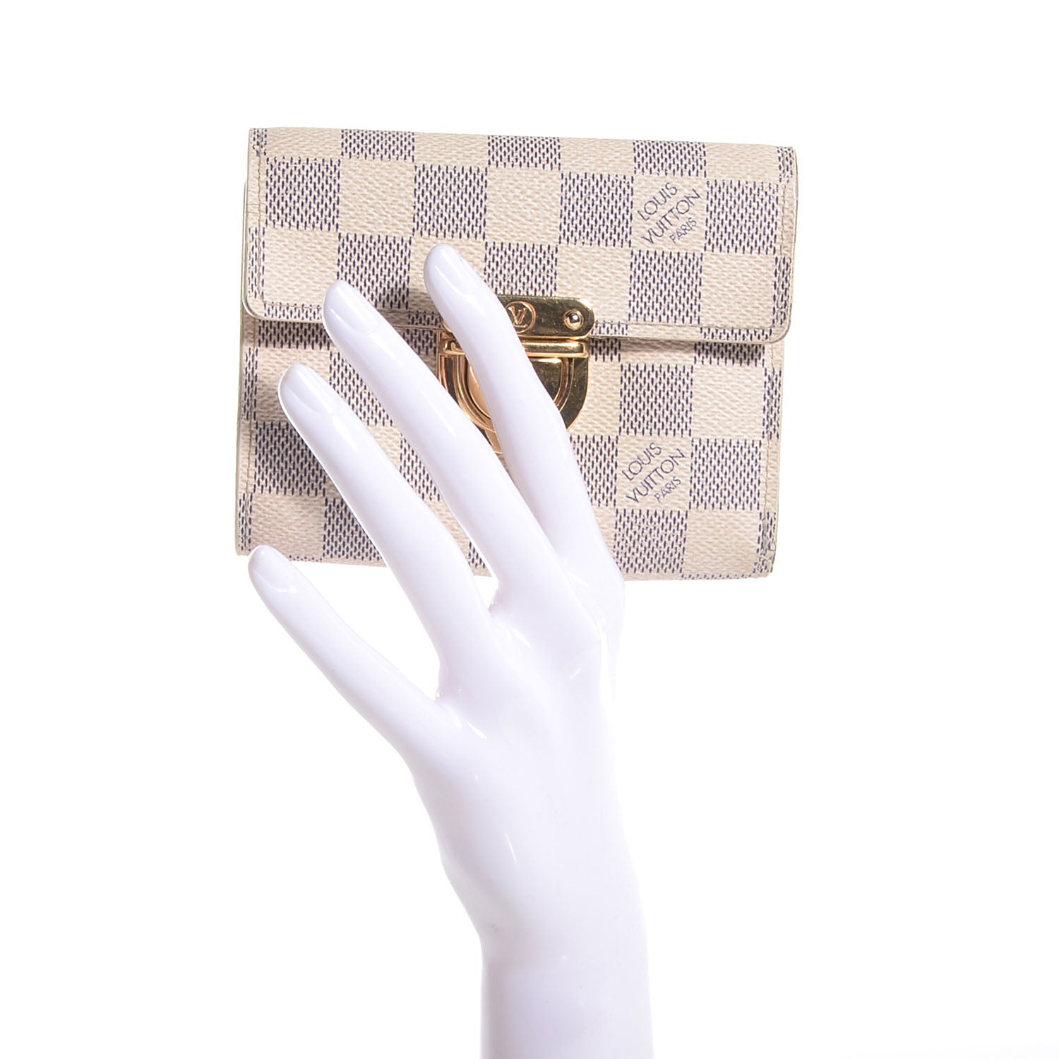 Louis Vuitton Damier Azur Koala Wallet 2 of 7