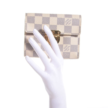 Louis Vuitton Damier Azur Koala Wallet 2 of 7