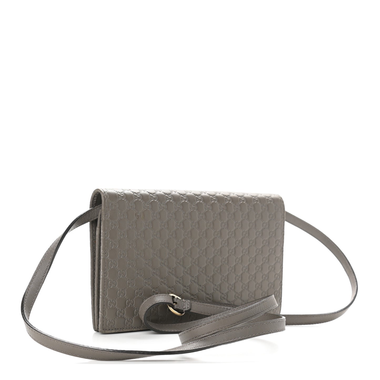 Soft Microguccissima Crossbody Wallet Loess