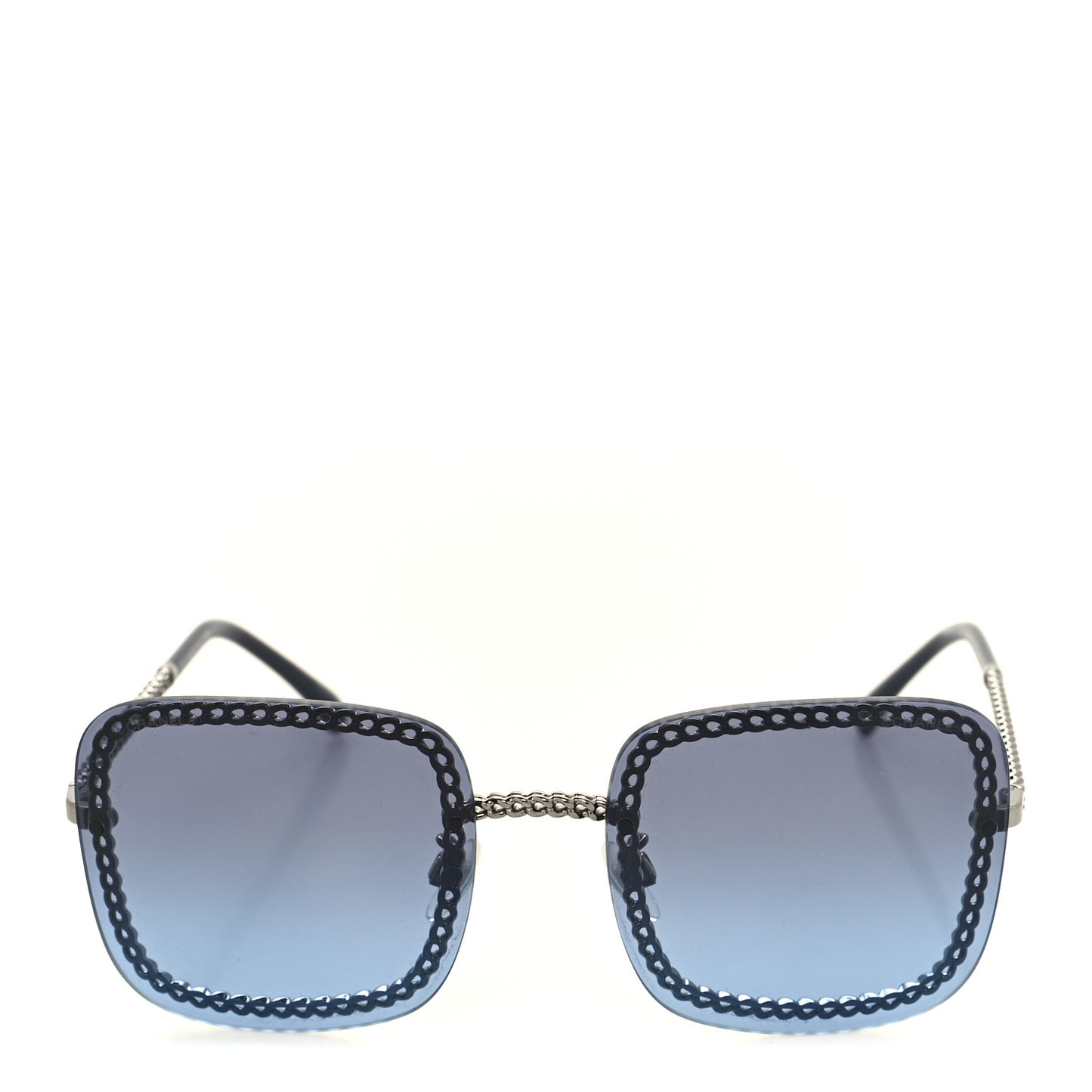 Chain Square Sunglasses 4244 Blue
