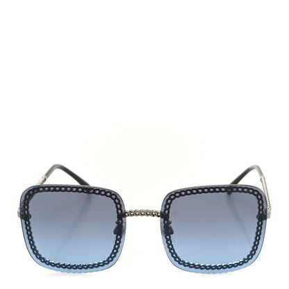 Chanel Chain Square Sunglasses 4244 Blue 2 of 7