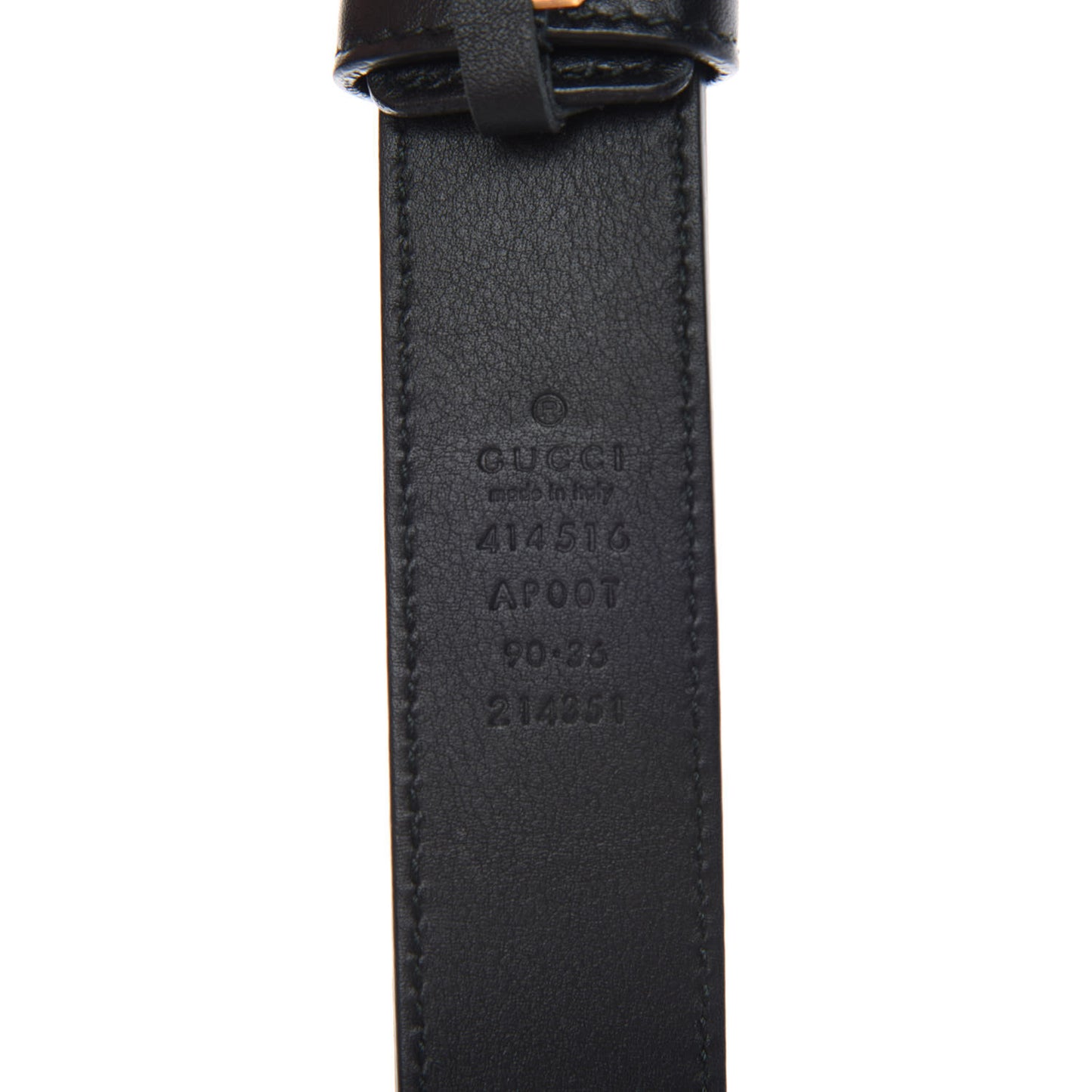 Calfskin Double G 30mm Belt 90 36 Black