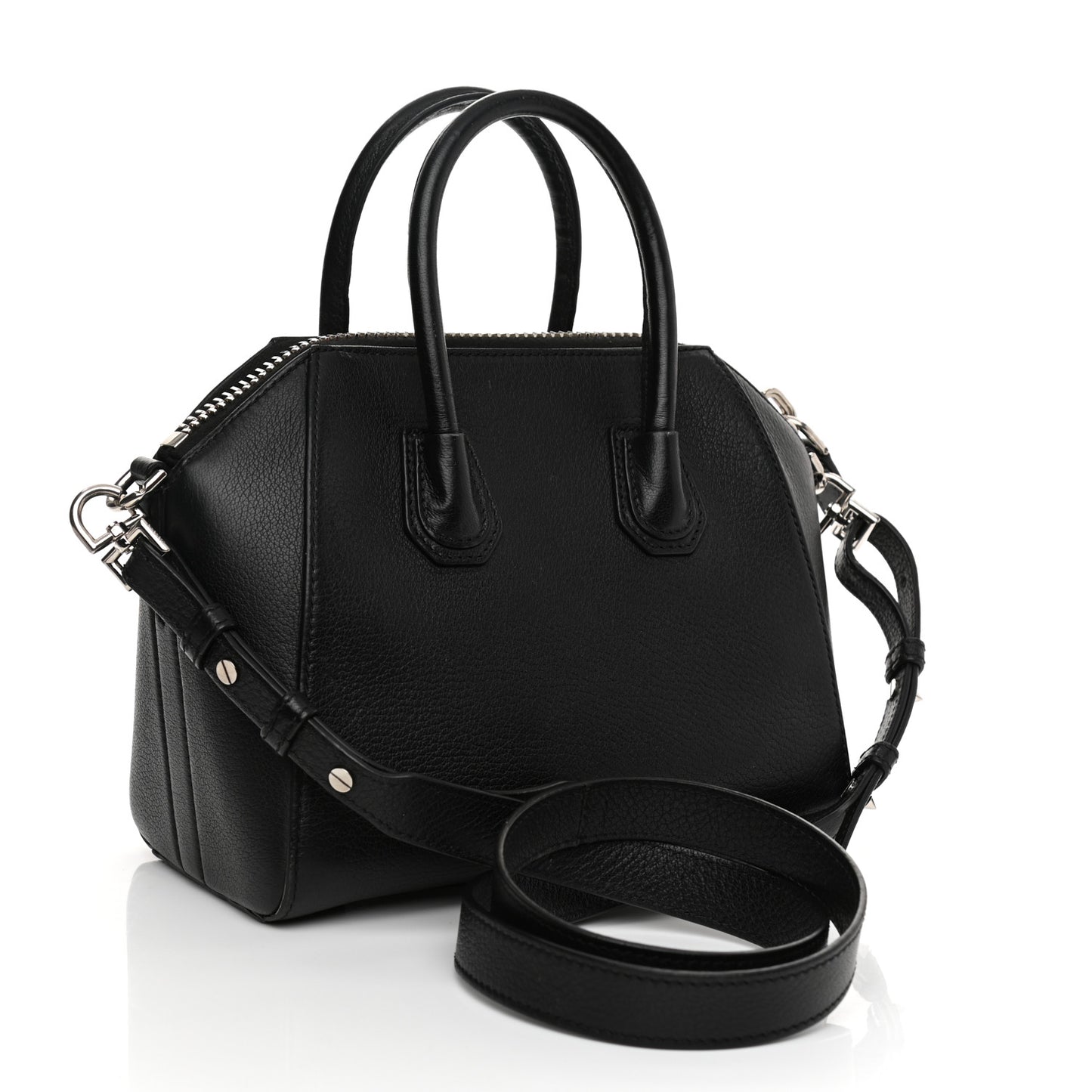 Sugar Goatskin Mini Antigona Black
