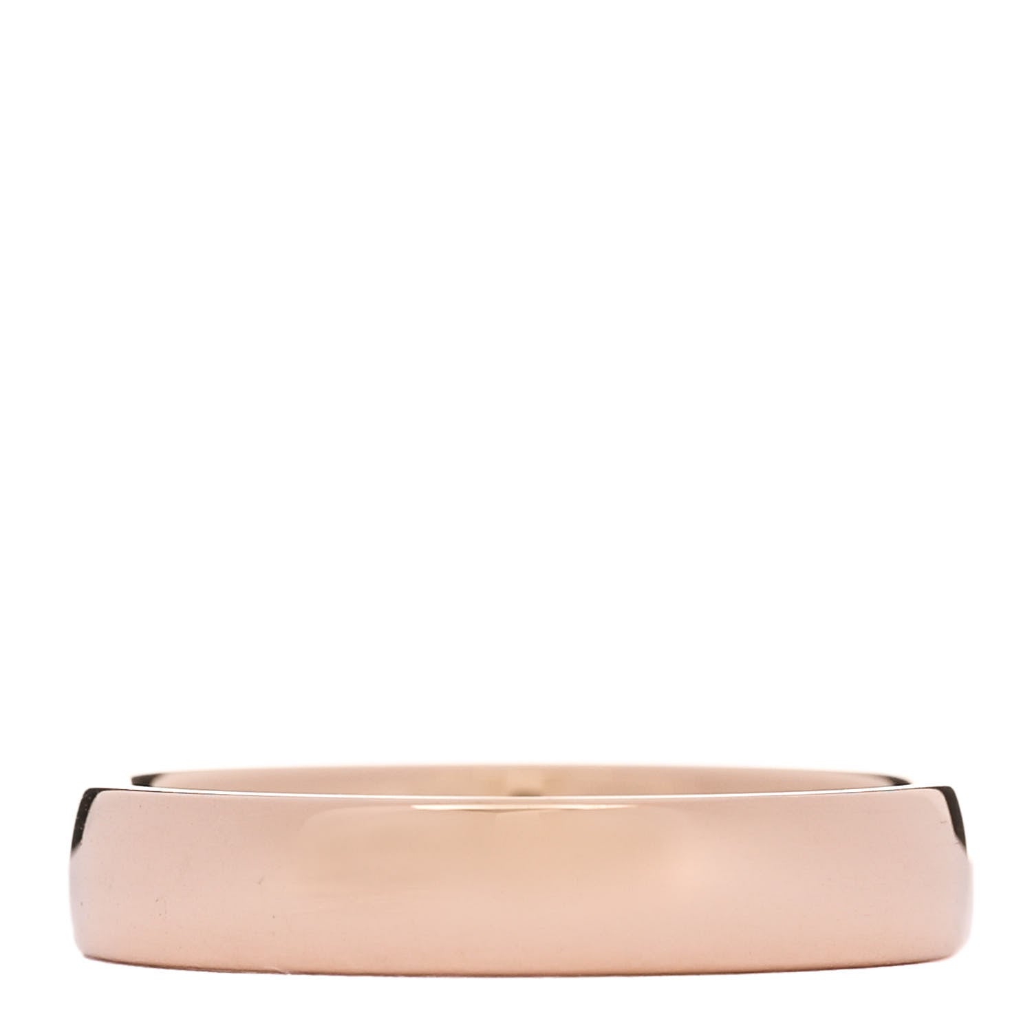 Hermes 18K Rose Gold Diamond Ever Herakles Wedding Band Ring 52 6 3 of 5