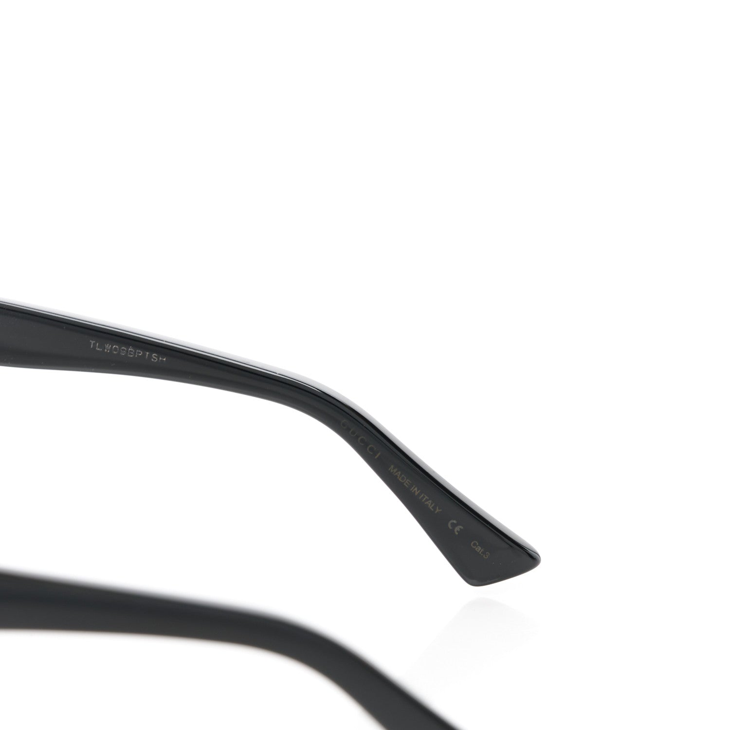 Gucci Cat Eye Sunglasses GG0163S Black 6 of 8