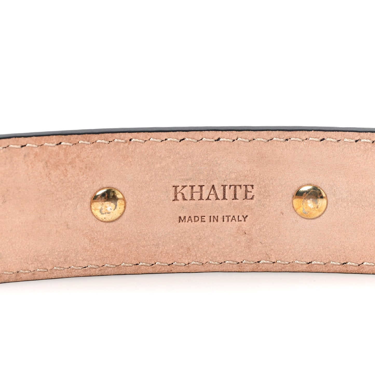 Calfskin Studded Benny Belt 70 28 Black Gold