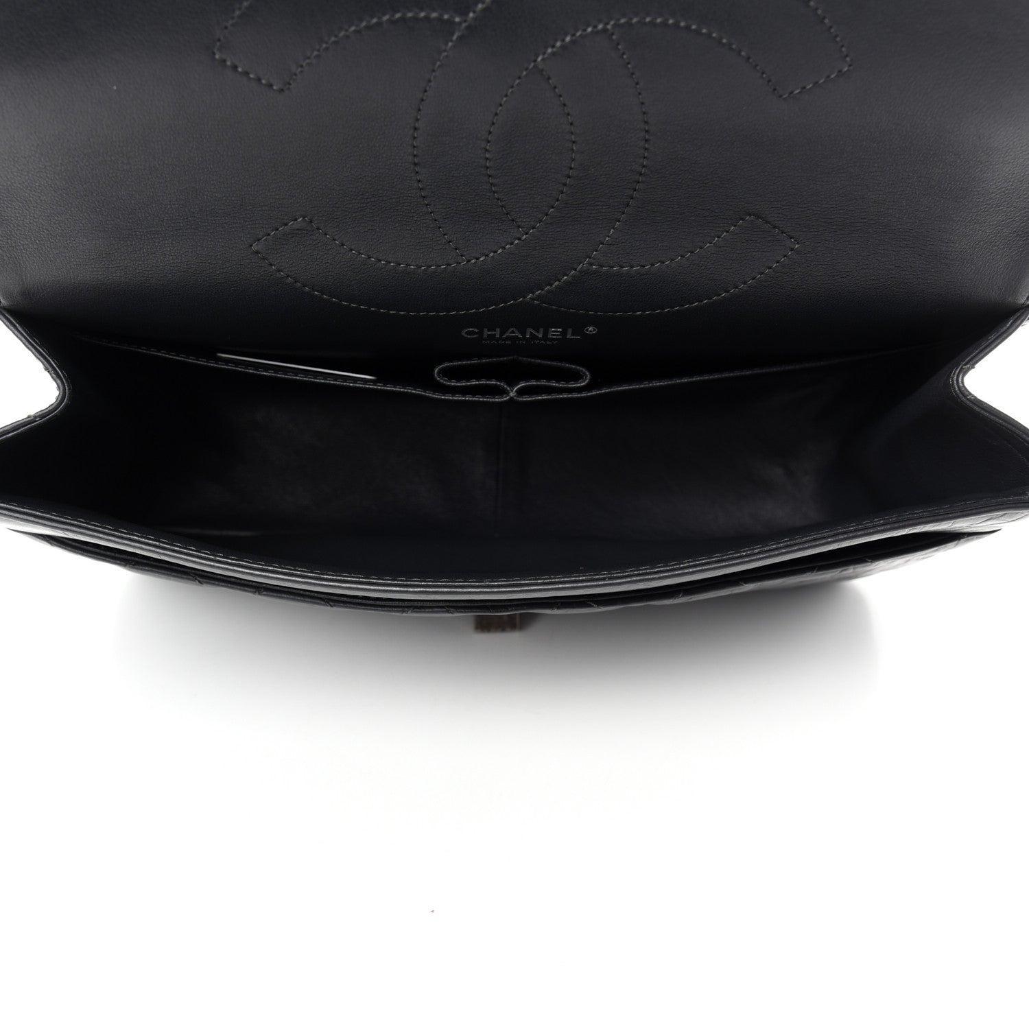 Chanel Aged Calfskin Quilted 2.55 Reissue 227 Flap Dark Grey 5 of 10