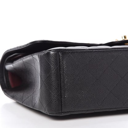 Chanel Caviar Quilted Maxi Double Flap Black 6 of 11