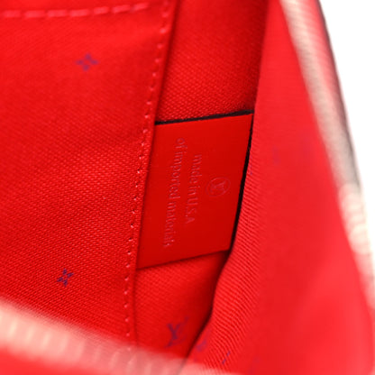 Louis Vuitton Monogram Escale Neverfull MM GM Pochette Rouge 8 of 9
