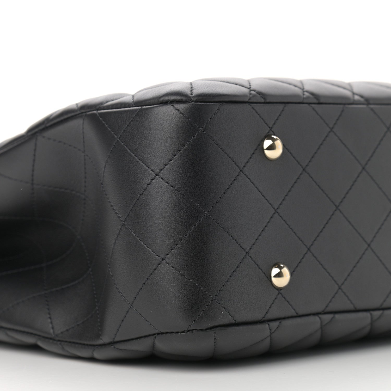 Chanel Lambskin Quilted Large Classic Shopping Tote Black 9 of 11
