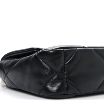 Chanel Lambskin Quilted Medium Chanel 19 Flap Black 9 of 10