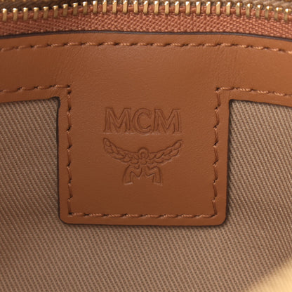 MCM Visetos Original Medium Pouch Cognac 6 of 9