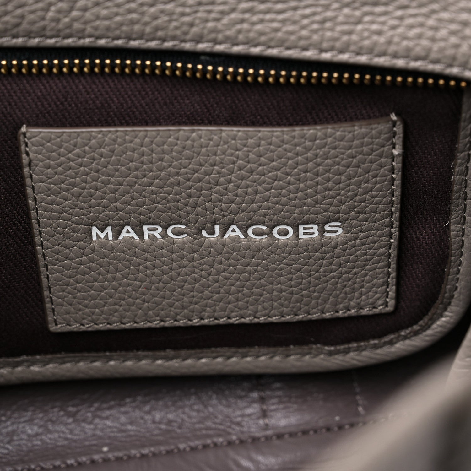 Marc Jacobs Grained Calfskin Small The Tote Bag Cement 6 of 11