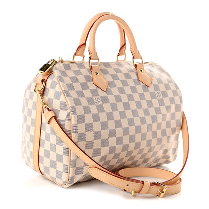 Louis Vuitton Damier Azur Speedy Bandouliere 30 2 of 9