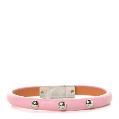 Louis Vuitton Calfskin Yummy LV Bracelet 17 Pink 1 of 8