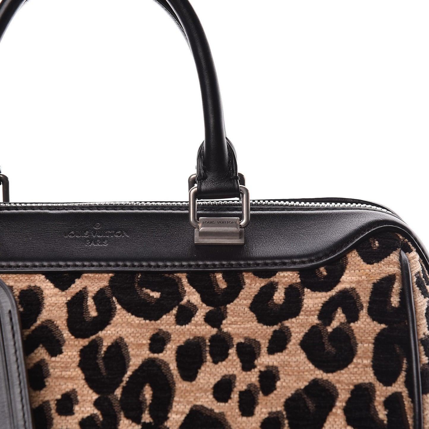 Jacquard Velvet Leopard Print Stephen Sprouse Speedy