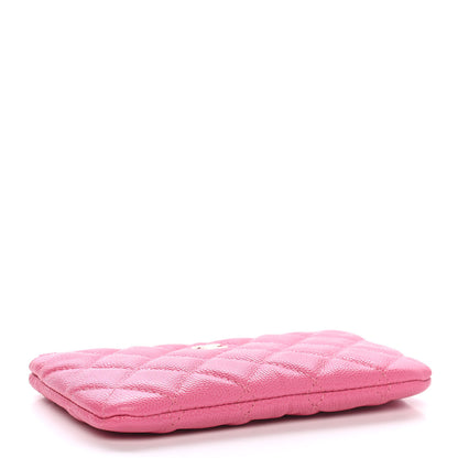 Chanel Caviar Quilted Small Cosmetic Case Pink 4 of 9