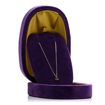 Gucci 18K Yellow Gold Running G Pendant Necklace 6 of 6