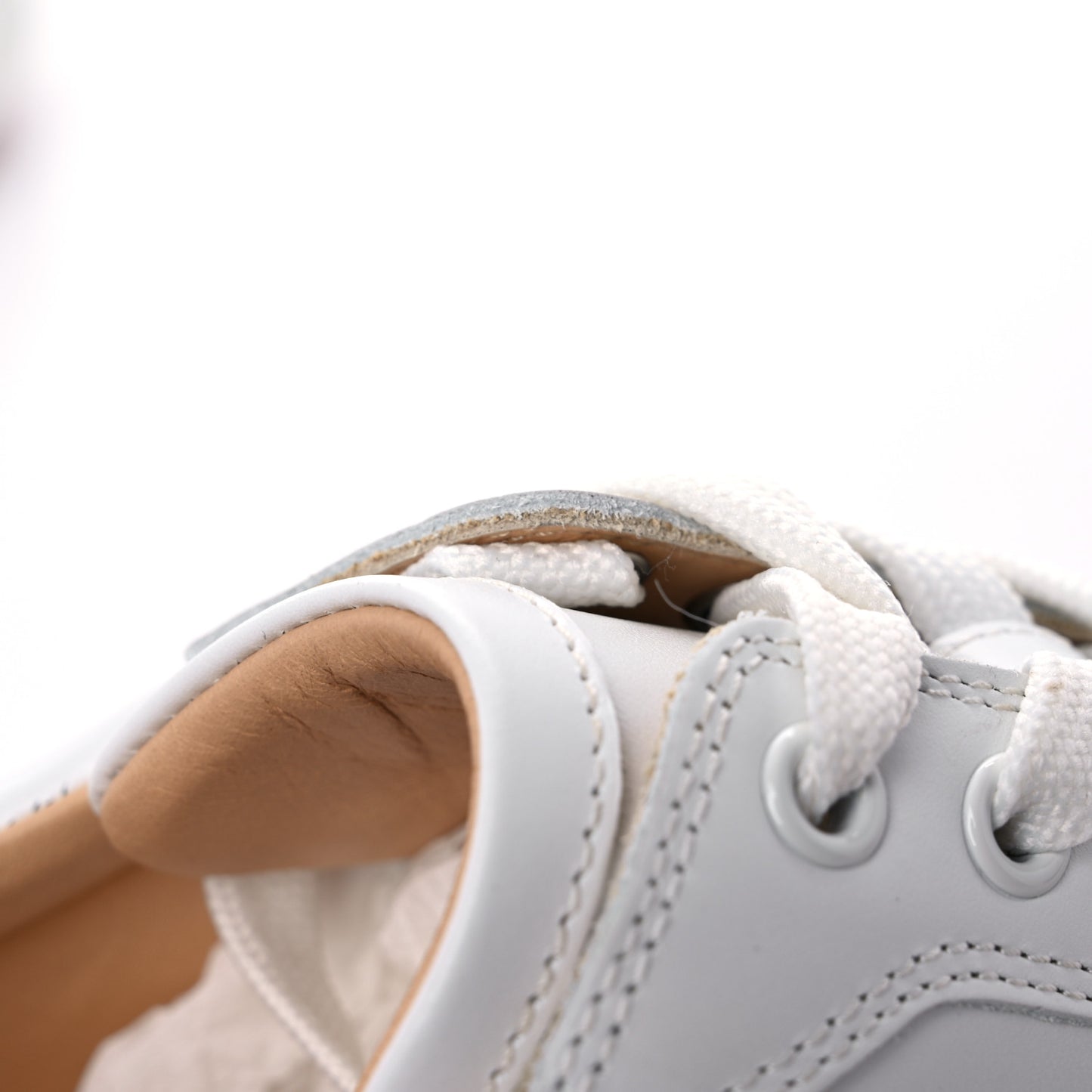 Calfskin Vieira Flat Sneakers 40 White
