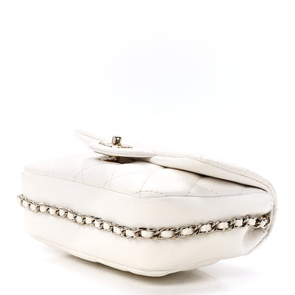 Chanel Lambskin Quilted Mini My Precious Flap White 9 of 11