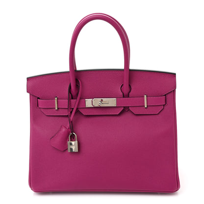 Hermes Epsom Birkin 30 Rose Pourpre 1 of 13