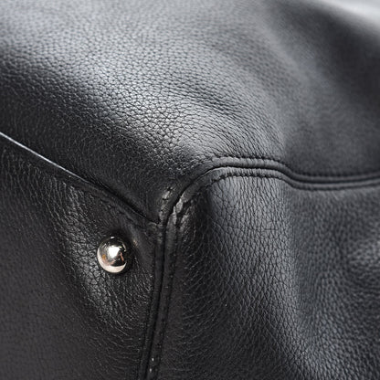 Chanel Calfskin Cerf Executive Shopper Tote Black 15 of 19