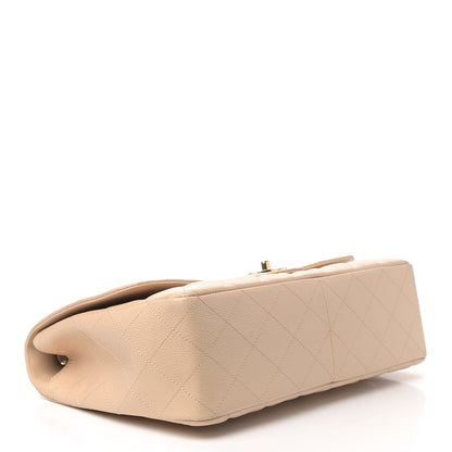 Chanel Caviar Quilted Jumbo Single Flap Beige Clair 3 of 6