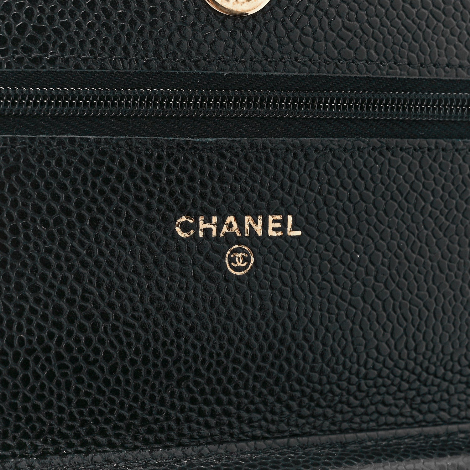 Chanel Caviar Quilted Wallet On Chain WOC Black 6 of 12
