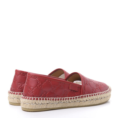 Gucci Guccissima Signature Espadrilles 35 Hibiscus Red 4 of 8