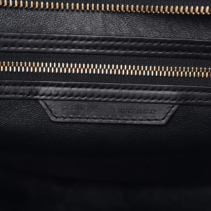 Celine Satin Calfskin Suede Mini Tri-Color Luggage Seashell 6 of 15