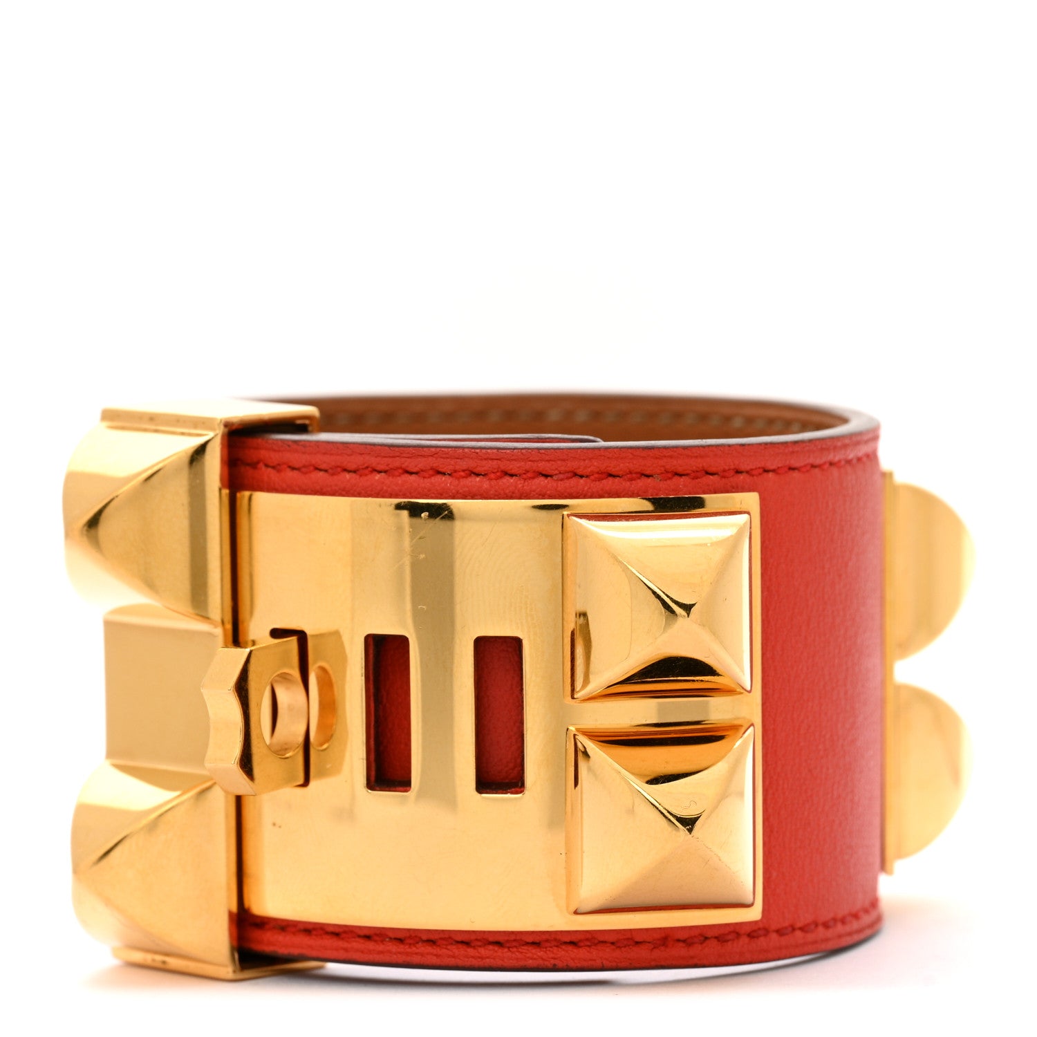 Hermes Swift Collier de Chien CDC Bracelet S Capucine 3 of 7