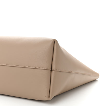 Saint Laurent Calfskin Large Shopping Tote Dark Beige 11 of 12