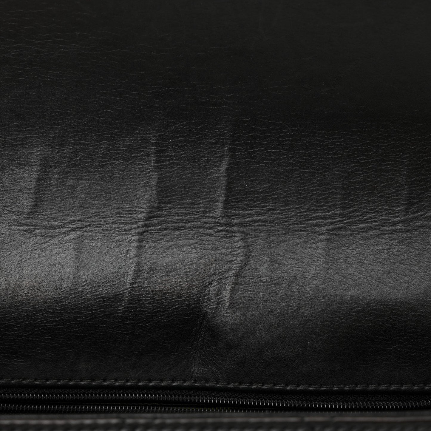 Lambskin Stitched Shoulder Flap Bag Black