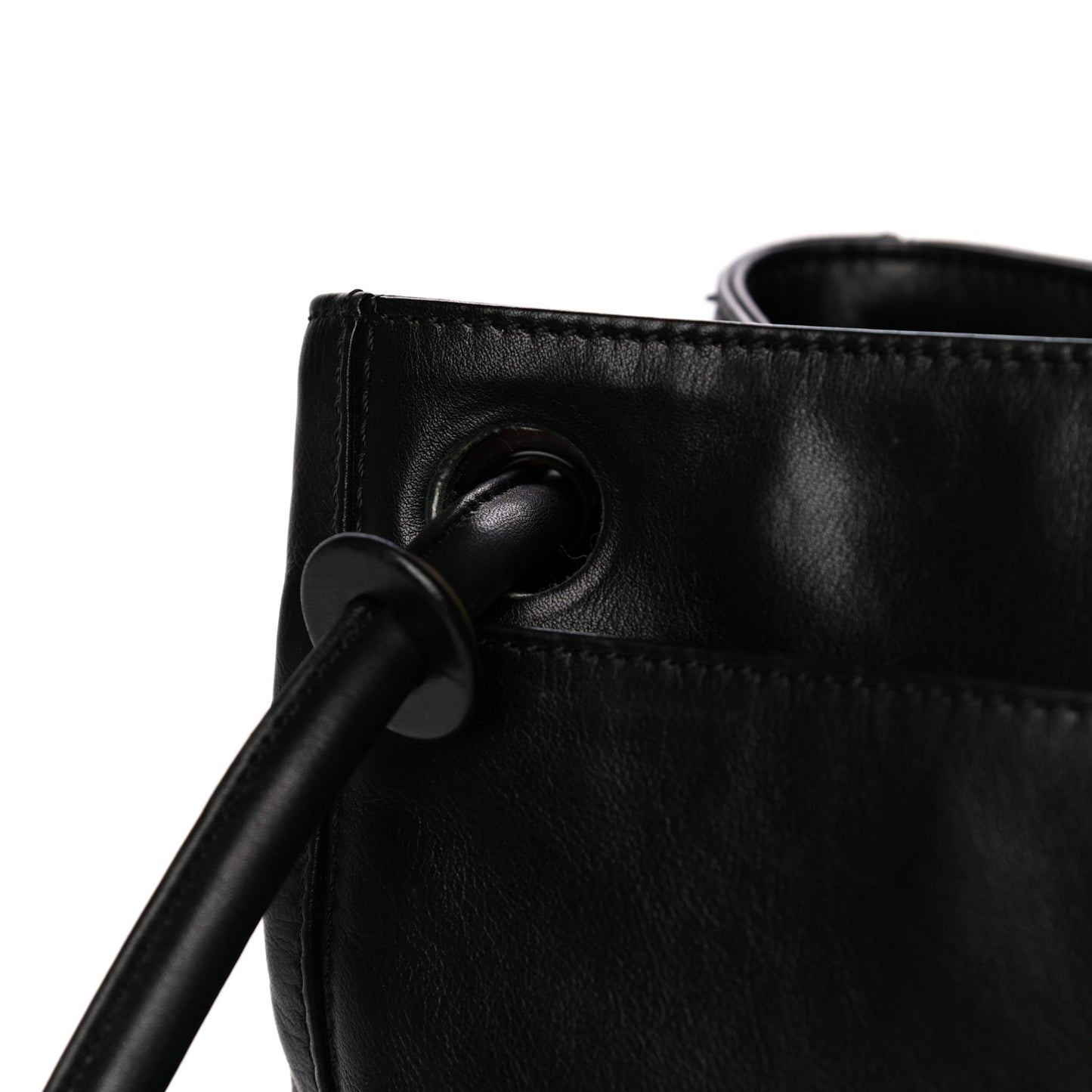 Lambskin CC Tassel Shoulder Bag Black