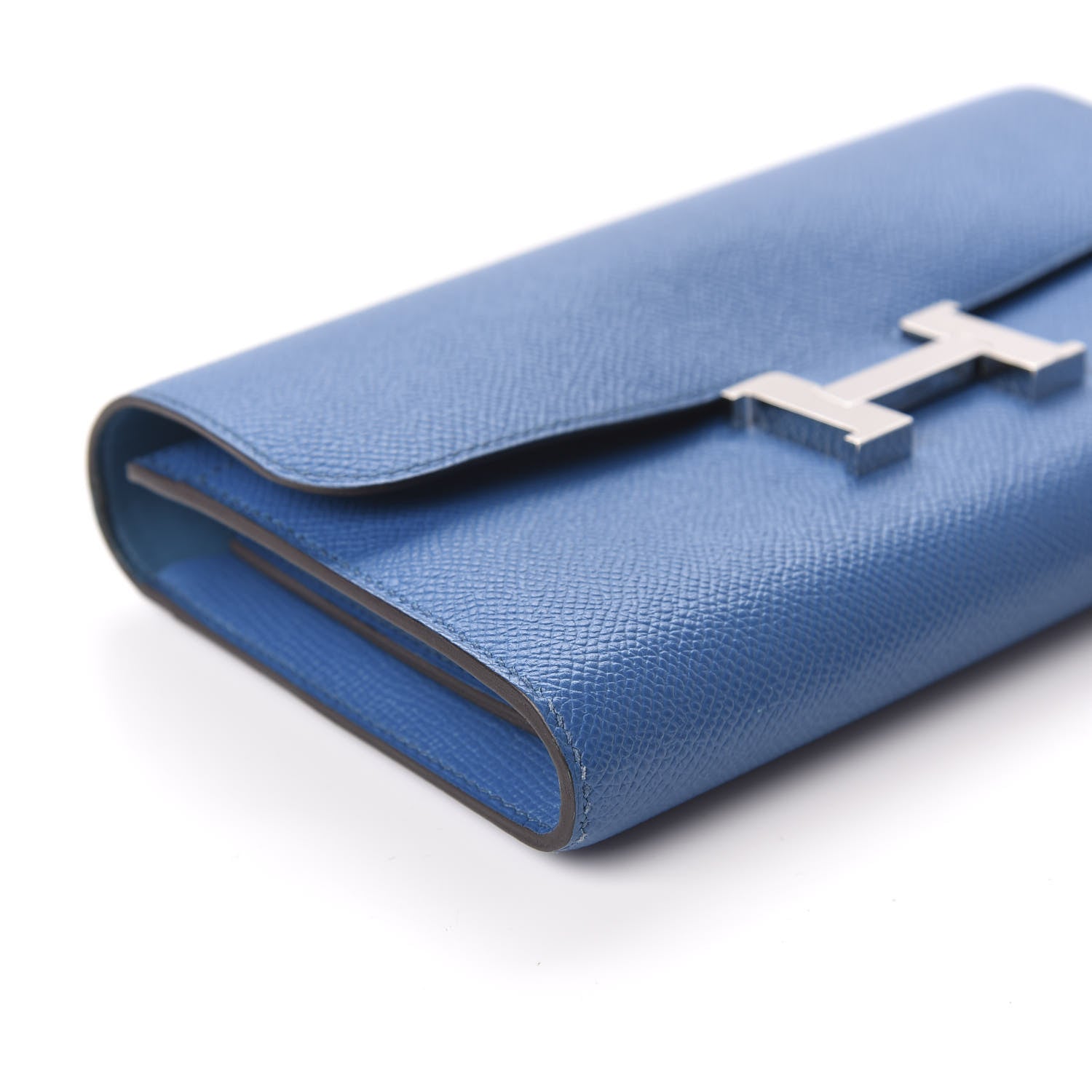 Hermes Epsom Constance Long Wallet Bleu Izmir 6 of 10