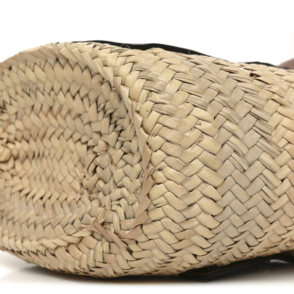 Loewe Raffia Small Basket Tote Bag Natural Tan 8 of 9
