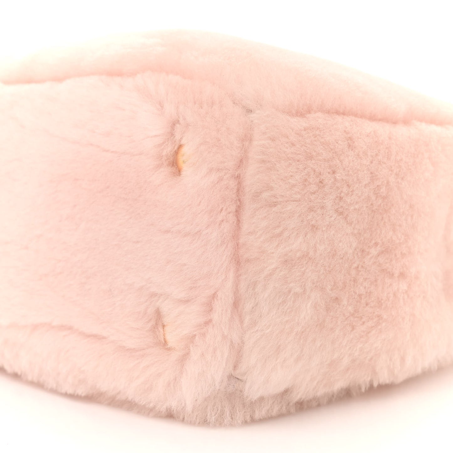 Shearling Mini Galleria Double Zip Tote Orchidea