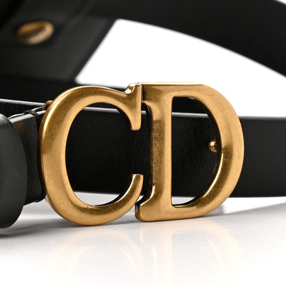 Christian Dior Grained Calfskin Saddle Belt Bag Black 6 of 10