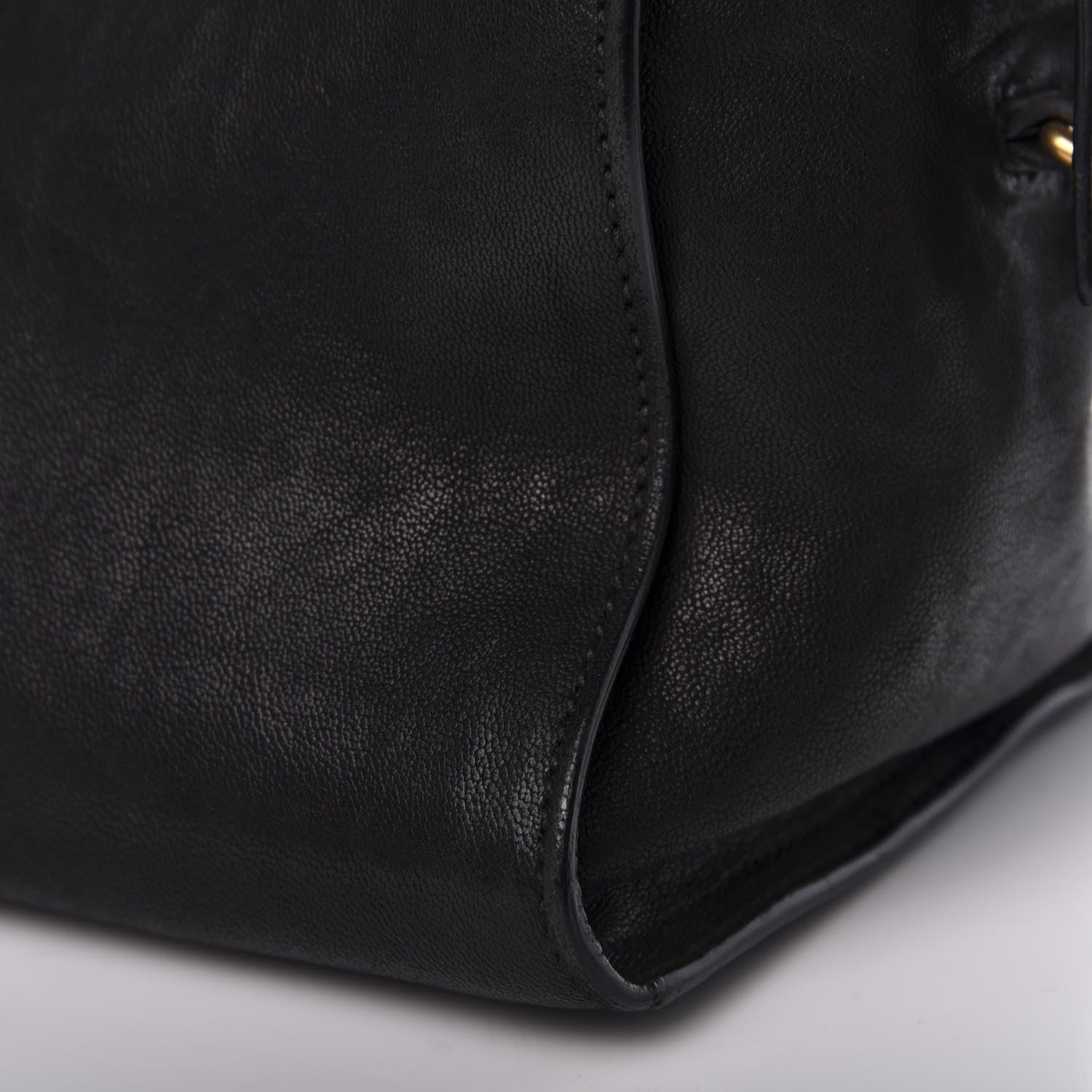 Saint Laurent Sheepskin Small Cabas ChYc Black 12 of 14