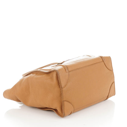 Celine Pebbled Calfskin Mini Luggage Camel 4 of 8