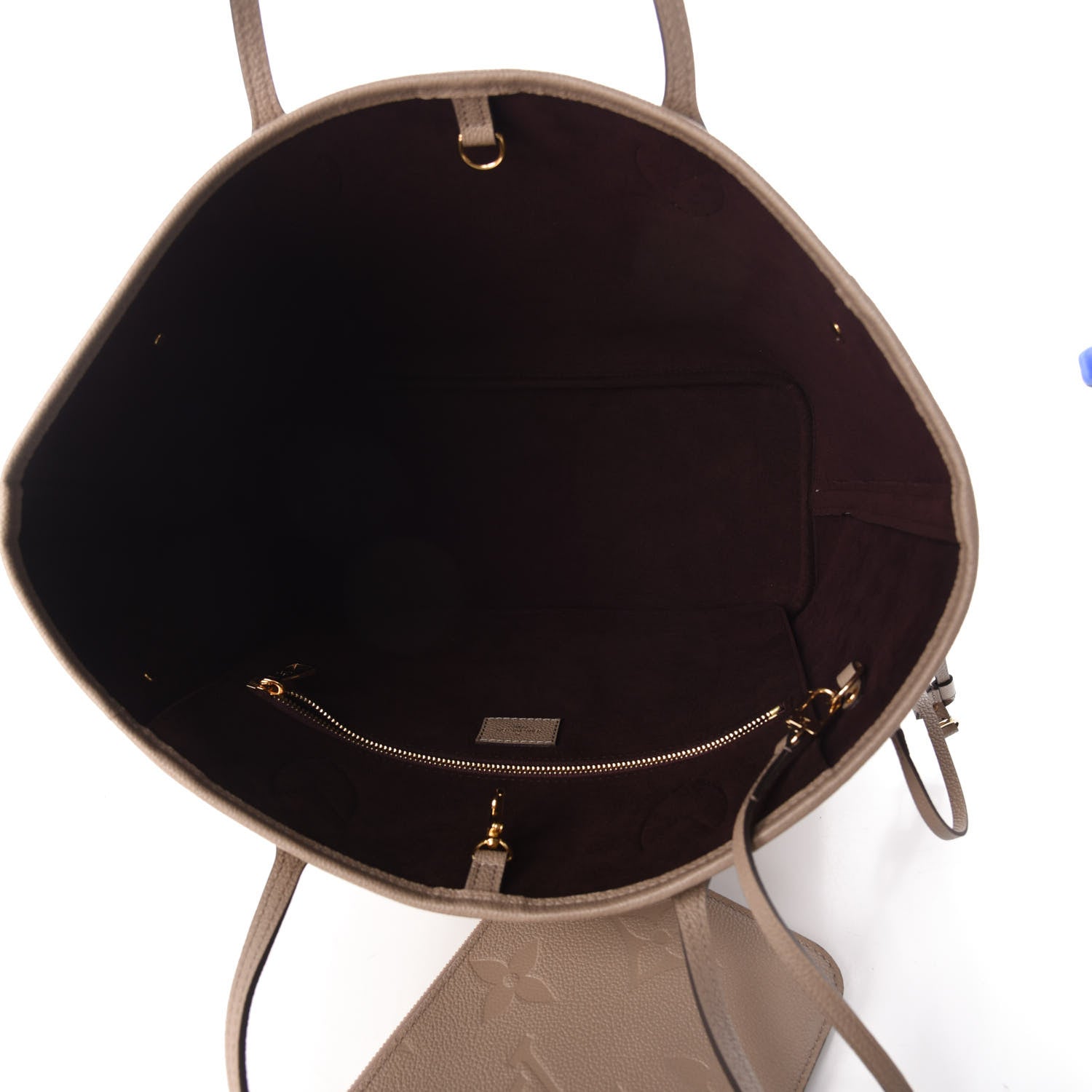 Louis Vuitton Empreinte Monogram Giant Neverfull MM Tourterelle 5 of 9