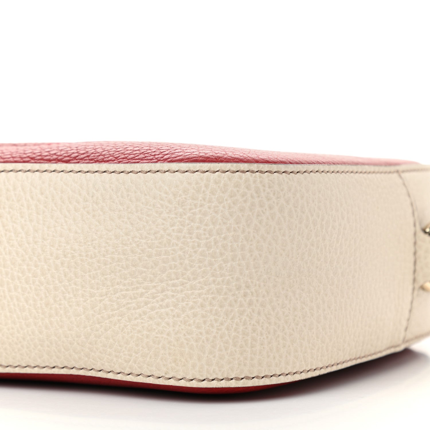 Gucci Dollar Calfskin Small Soho Disco Bag Hibiscus Red Mystic White Blue 11 of 11