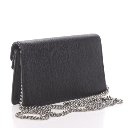 Gucci Calfskin Super Mini Dionysus Shoulder Bag Black 3 of 10