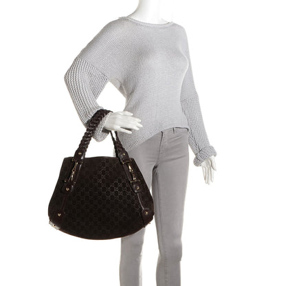 Gucci Guccissima Suede Medium Pelham Shoulder Bag Brown 2 of 7