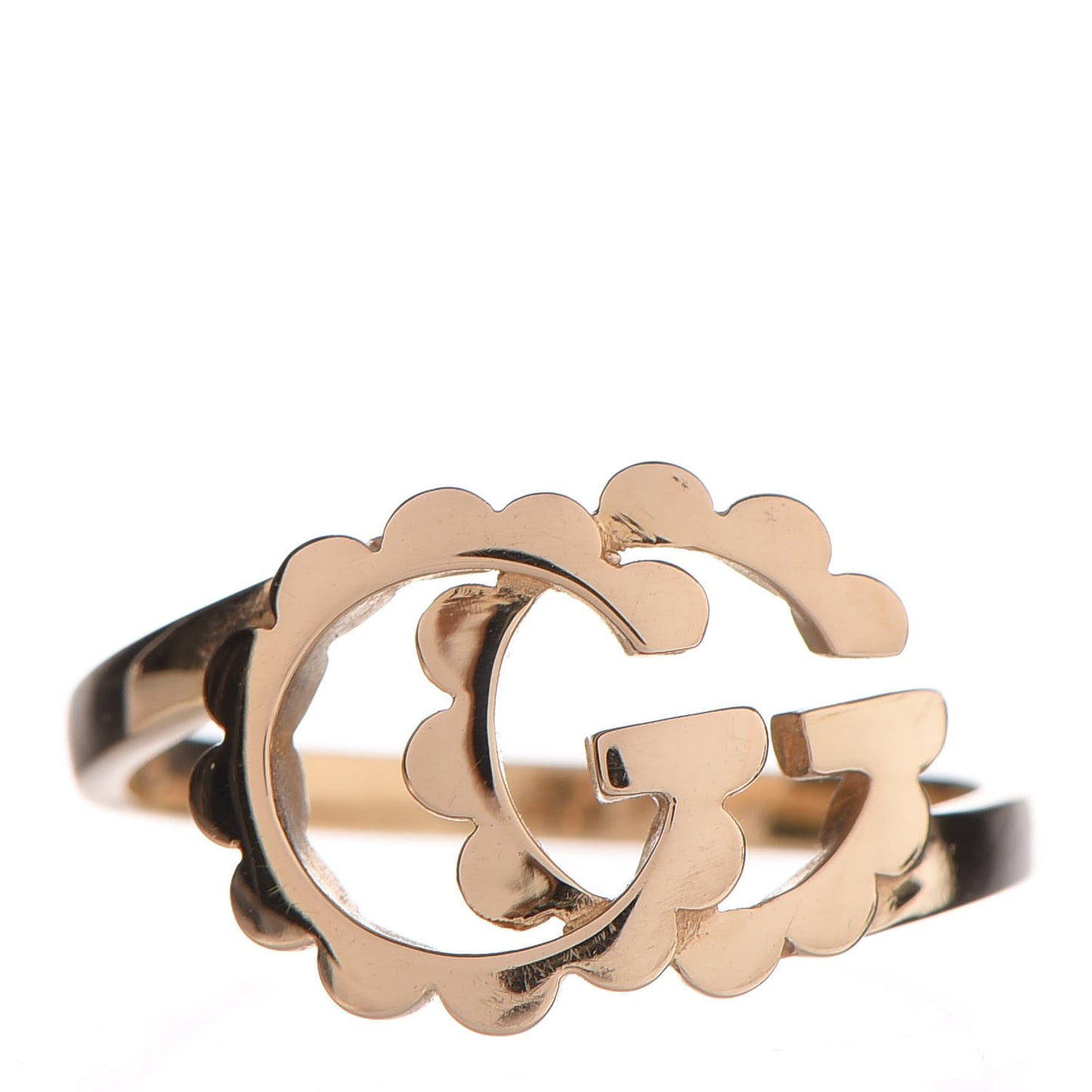 18K Yellow Gold Running GG Ring 53 6.50