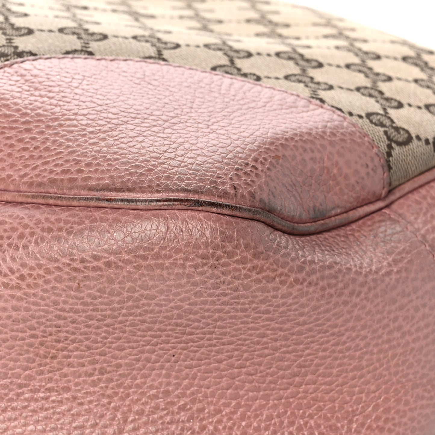 GG Monogram Large Margaux Hobo Beige Soft Pink