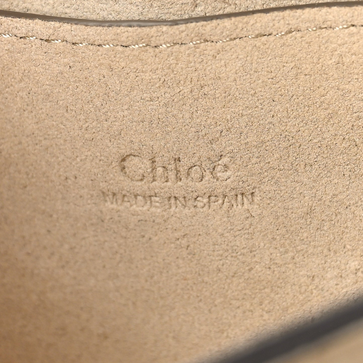 Suede Calfskin Small Faye Shoulder Bag Tobacco