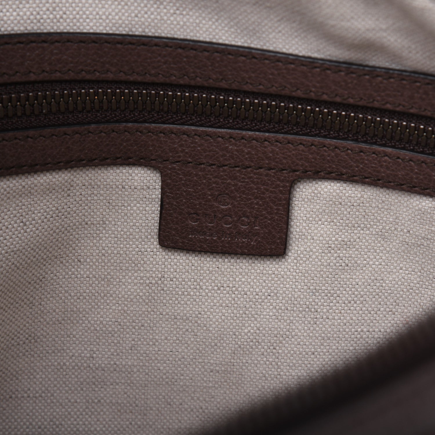 Gucci GG Supreme Monogram Web Small Ophidia Half Moon Hobo Brown 7 of 13
