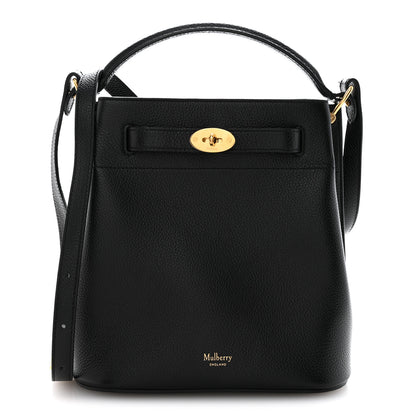 Mulberry Small Classic Grain Islington Bucket Bag Black 1 of 12