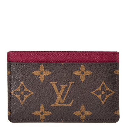 Louis Vuitton Monogram Card Holder Fuchsia 1 of 8